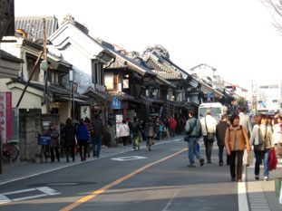 川越の街並み